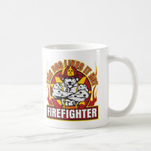 Firefighter Likes it Hot Mug