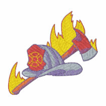 Firefighter Logo Embroidered Polo Shirt
