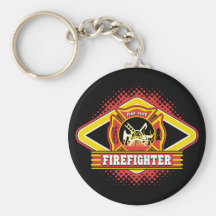 Firefighter Logo Keychains