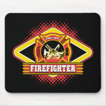 Firefighter Logo Mousepad
