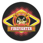 Firefighter Logo Stickers