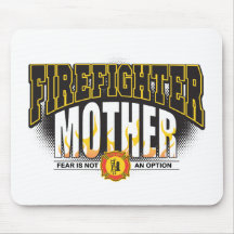 Firefighter Mother Mousepads