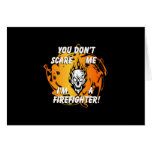 Firefighter Scare Card