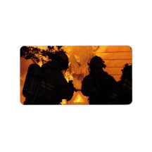 Firefighter Team Address Label