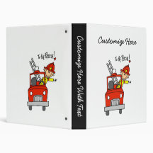 Firefighter to the Rescue T-shirts and Gifts Binder