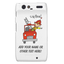 Firefighter to the Rescue T-shirts and Gifts Droid RAZR Case