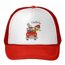 Firefighter to the Rescue T-shirts and Gifts Trucker Hats