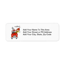 Firefighter to the Rescue T-shirts and Gifts Labels
