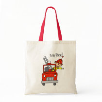 Firefighter To the Rescue Tshirts and Gifts Tote Bag