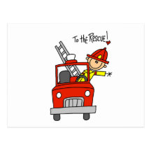 Firefighter To the Rescue Tshirts and Gifts Post Cards