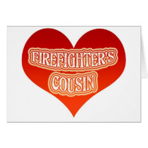 Firefighter's Cousin Card