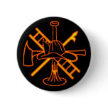 FIREFIGHTERS CREST PINBACK BUTTON
