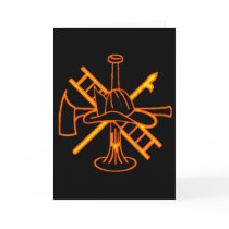 FIREFIGHTERS CREST GREETING CARDS