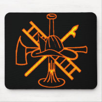 FIREFIGHTERS CREST MOUSE PAD