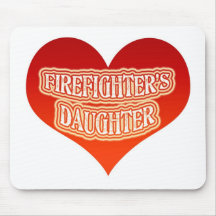Firefighter's Daughter Mousepad