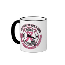 Firefighters For A Cure Breast Cancer Coffee Mug