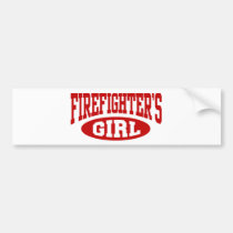 Firefighter's Girl bumper stickers