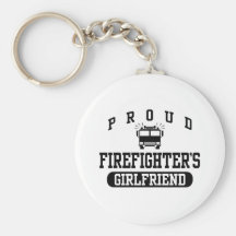 Firefighter's Girlfriend Keychains
