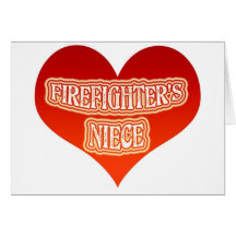 Firefighter's Niece Card
