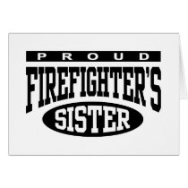Firefighter's Sister Card