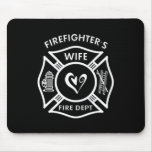 Firefighters Wife Mouse Pads