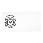 Firefighter's Wife Photo Greeting Card