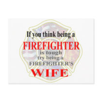 FIREFIGHTERS WIFE- POST CARDS