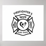 Firefighter's Wife Poster