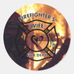 Firefighters Wife Sticker