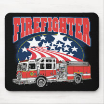 Firefighting Truck Mousepad