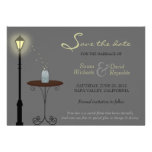 Fireflies and Mason Jar Save the Date Announcement