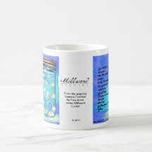 Fireflies in Jar Mug ~ Double Sided Version!