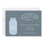 Fireflies & Mason Jar Save the Date invitations