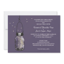 Fireflies & Mason Jar Wedding Invitations