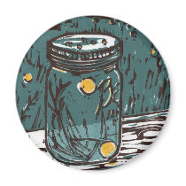 Fireflies (multiple products selected) fridge magnet