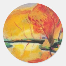 firefly round sticker