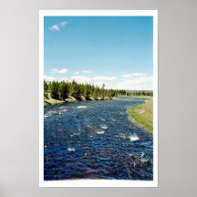 Firehole River - Yellowstone National Park Print