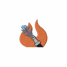 Firehose and Flame Embroidered Jacket