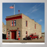 Firehouse, Goldfield, Nevada Poster