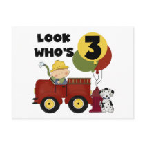 Fireman 3rd Birthday T-shirts and Gifts