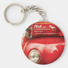 Fireman - An old fire truck Key Chain