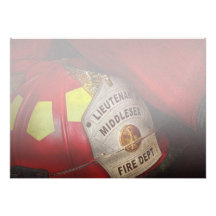 Fireman - Everyone loves red Personalized Invite