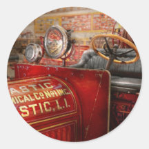Fireman - Mastic chemical co Round Sticker