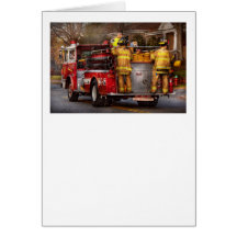 Fireman - Metuchen Fire Department Card