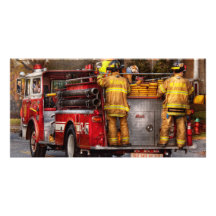 Fireman - Metuchen Fire Department Photo Greeting Card