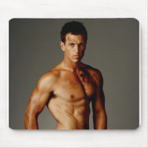 fireman modelling mouse mat