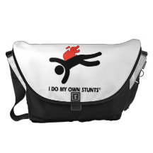 Fireman My Own Stunts Messenger Bag