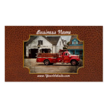 Fireman - Newark fire company Business Card Template