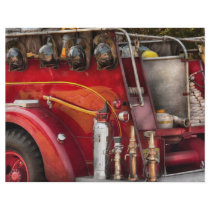 Fireman - Ready for a fire Full Color Flyer