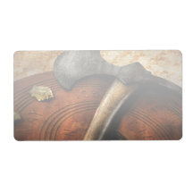 Fireman - The fire axe Shipping Labels